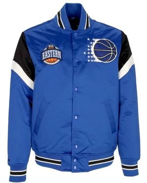 Mitchell & Ness Bomber Jackets - Blue