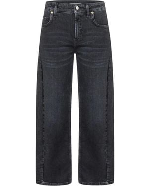 Cambio Straight Jeans - Bleu