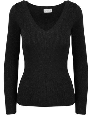 P.A.R.O.S.H. V-Neck Knitwear - Nero