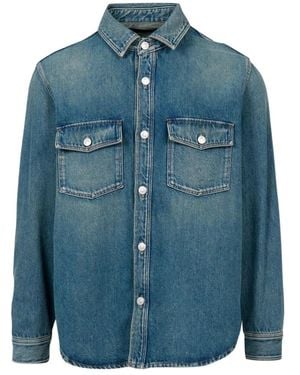 Grifoni Denim Shirt - Blau