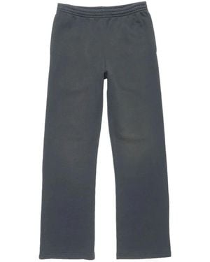 Acne Studios Fleece Hose Mit Stempel-Logo - Grau
