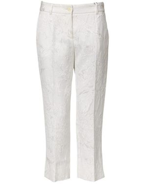 Dolce & Gabbana Cropped Trousers - White