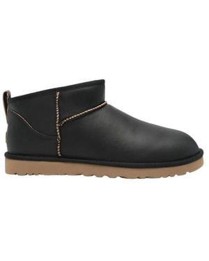 UGG Schoenen ,Zwart ,Wol Classic Ultra Mini Contrast