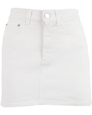 Dondup Denim Skirts - White