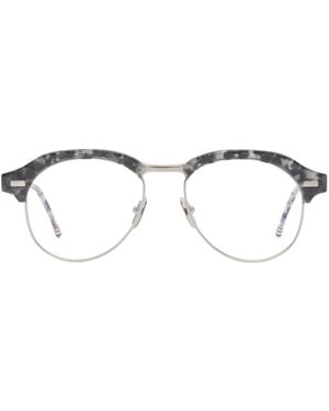 Thom Browne Glasses - Metallic