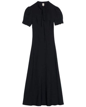 Ines De La Fressange Paris Alte Ref Schwarzes Kirschkleid