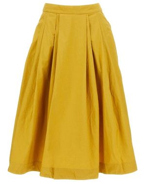 Casey Casey Midi Skirts - Yellow