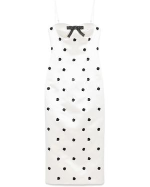 Markgong Polka Kleid - Weiß