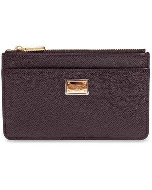 Dolce & Gabbana Dauphine Kaarthouder - Paars