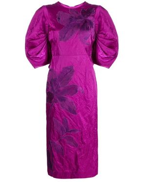 Erdem Midi Jurk - Paars