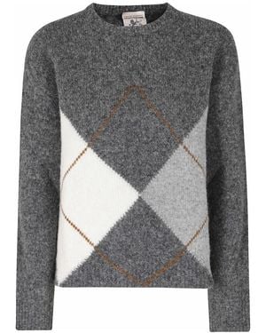 Semicouture Truien & Vesten ,Grijs ,Wol Maglia Keira