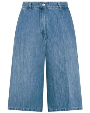 Seventy Denim Shorts - Azul