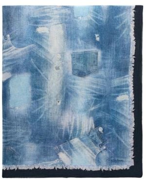 Roberto Cavalli Scarves - Blue