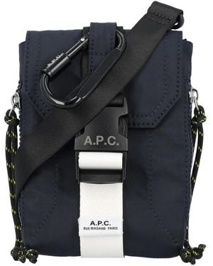 A.P.C. Cross Body Bags - Blue