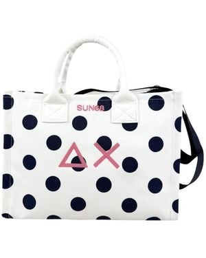 Sun 68 Tote Bags - Blue