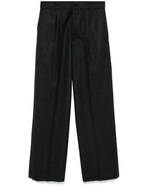 Dries Van Noten Straight Trousers - Black