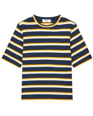 Mads Nørgaard Combed Jersey Dye Thorbjørn T-Shirt - Blau