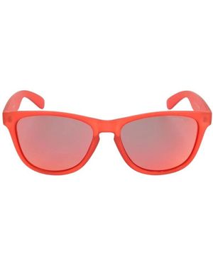Polaroid Rote kunststoff-sonnenbrille polarisiert verspiegelt - Pink