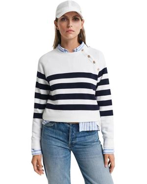 GANT Round-Neck Knitwear - Blue