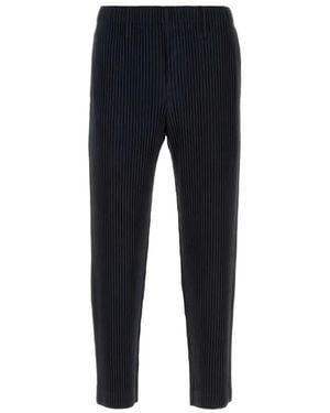 Issey Miyake Slim-Fit Trousers - Blue
