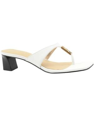 Guess Heeled Mules - Blanco