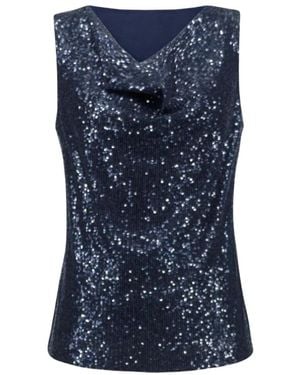 Joseph Ribkoff Sleeveless Tops - Blu