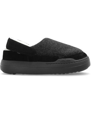 Moon Boot Botas De Nieve Mb Park Clog Felt, Mujer, Talla - Negro