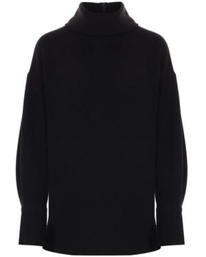 Alberto Biani Long Sleeve T-Shirts - Black