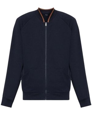 Paul Smith Künstlerstreifen-Reißverschlussjacke - Blau