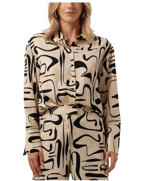 Studio Amaya Overhemden ,Lois Blouse - Bruin