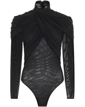 Mugler Tops ,Zwart ,Tops