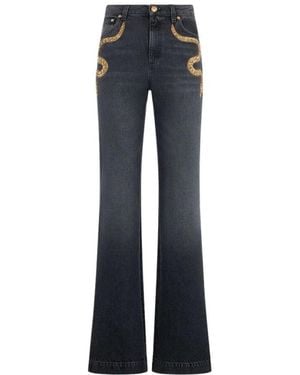 Roberto Cavalli Flare Jeans - Blue