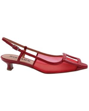Bibi Lou Court Shoes - Red