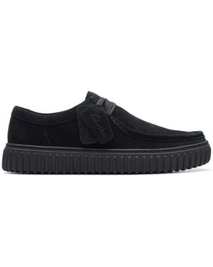 Clarks Schoenen ,Zwart ,Suède Torhill Lo Shoe