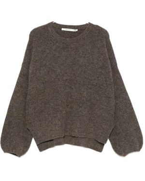 Gestuz Alpha Slit Pullover - Grijs