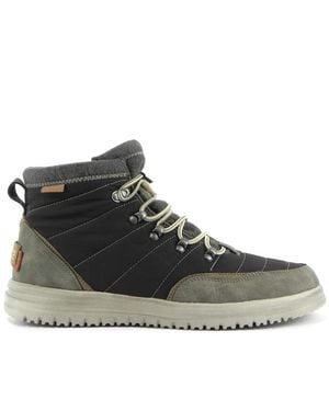 HEYDUDE Lace-Up Boots - Black