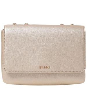 Liu Jo Goldene Kettenschultertasche - Natur