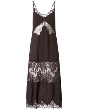 Pinko Midi Dresses - Marron