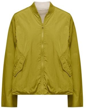Bomboogie Jassen ,Geel ,Nylon Giacca Reversibile - Groen