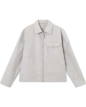 Stone Island Canvas Ghost Overshirt - Grijs