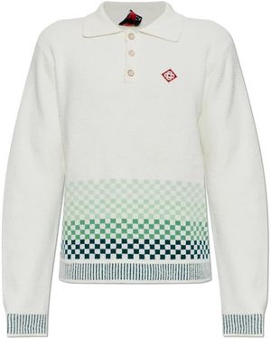 CASABLANCA Polo Shirts - White