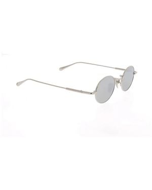 Chloé Runde Sonnenbrille - Weiß