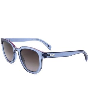 Levi's Accessoires ,Zwart ,Hars Zonnebril Met Categorie 3 Bescherming - Blauw