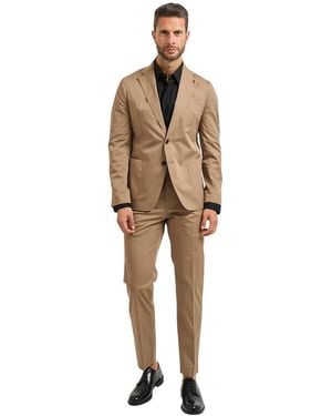 MULISH Kostuums ,Wol Elegante Enkelrijige Blazer - Naturel