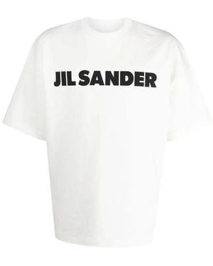 Jil Sander Logo T-Shirt - White