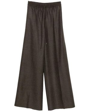Max Mara Wide Trousers - Marrón