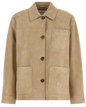 Weekend by Maxmara Leather Jassen - Naturel