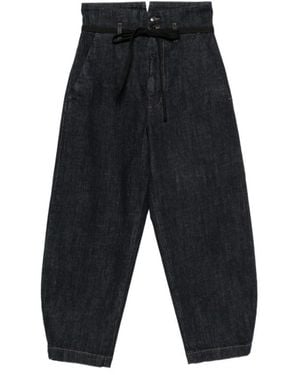 Barena Jeans ,Blauw ,Cropped Jeans - Zwart