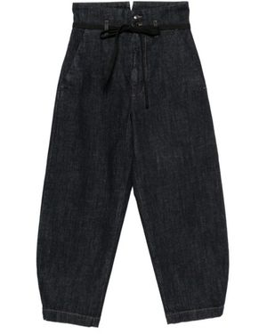 Barena Jeans ,Blauw ,Cropped Jeans - Zwart