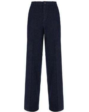 Moncler Straight Fit Jeans - Blue